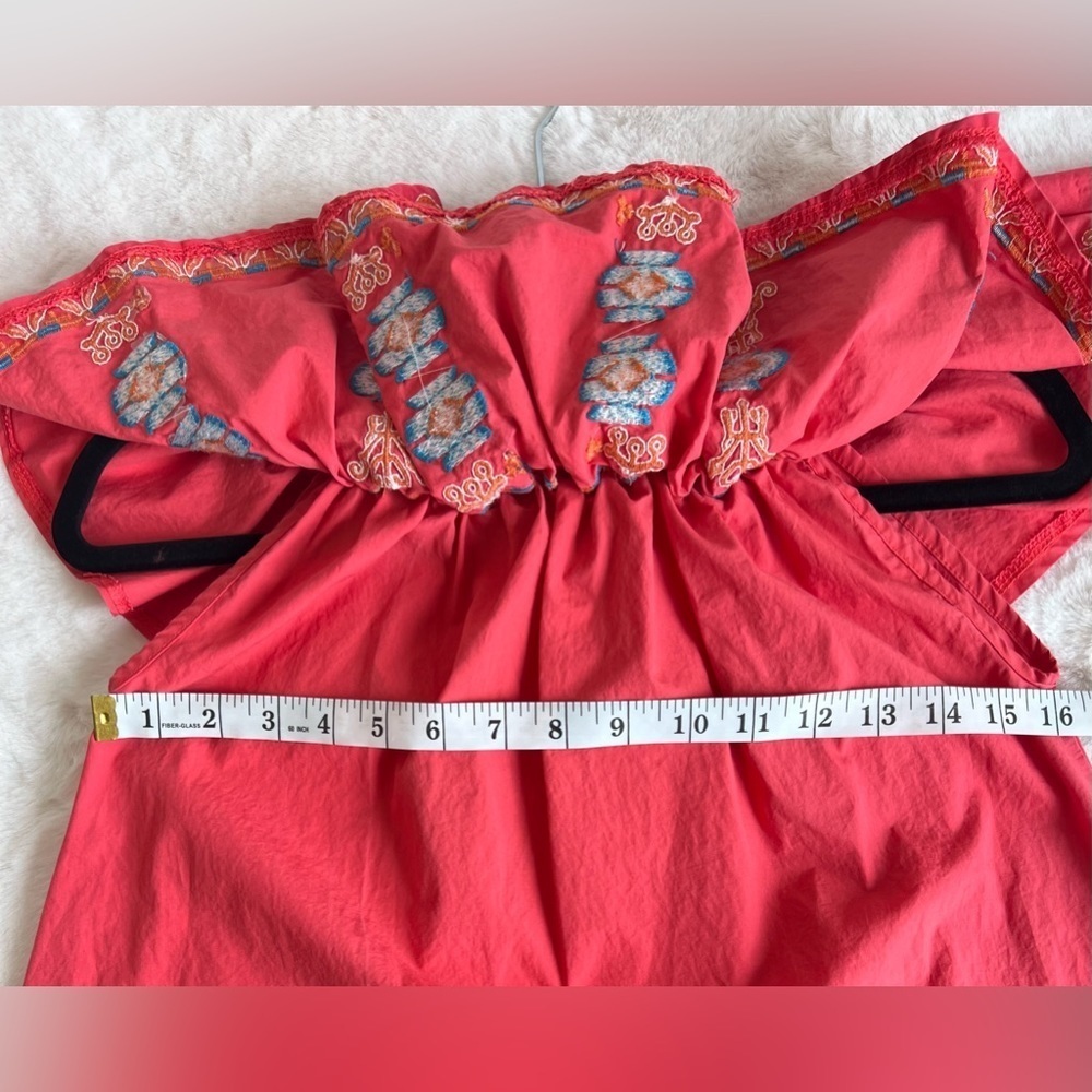 VALZERA EMBROIDERED DRESS SIZE SMALL - Picture 9 of 10